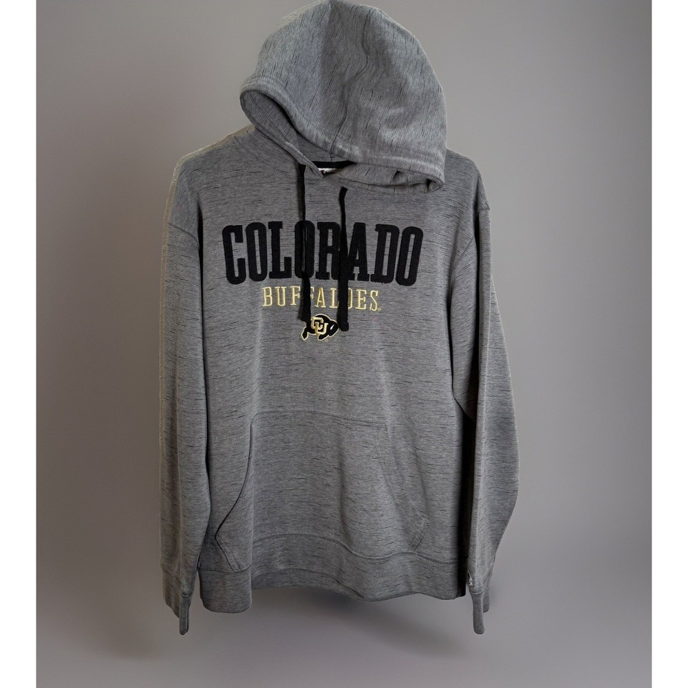 Champion Sweatshirt Hoodie Men's Sz M Colorado Boulder CU Buffaloes Embroidered